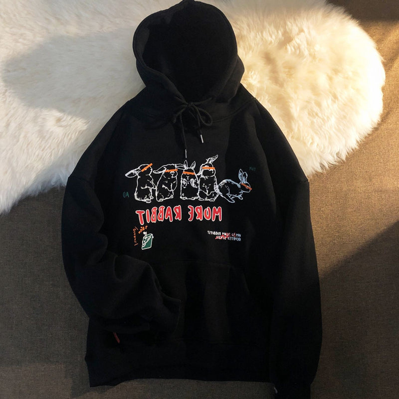 Thickened Student Hooded Japanese Retro Blouse