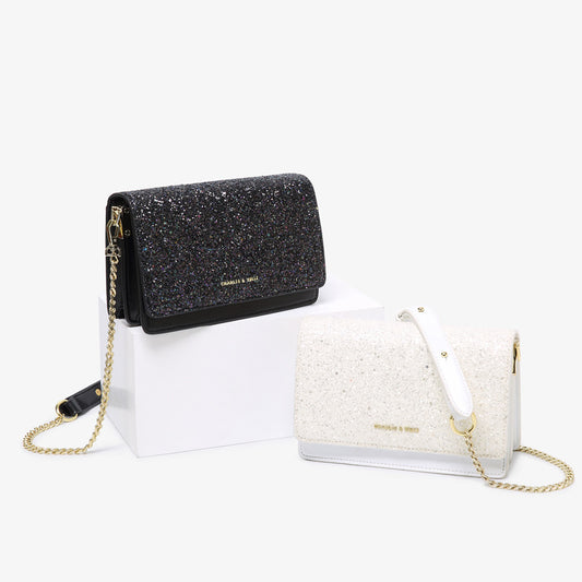 Starry sky shoulder bag sequin crossbody bag