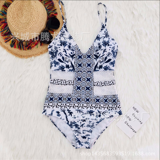 The Amalfi Tile Sculpt One-Piece