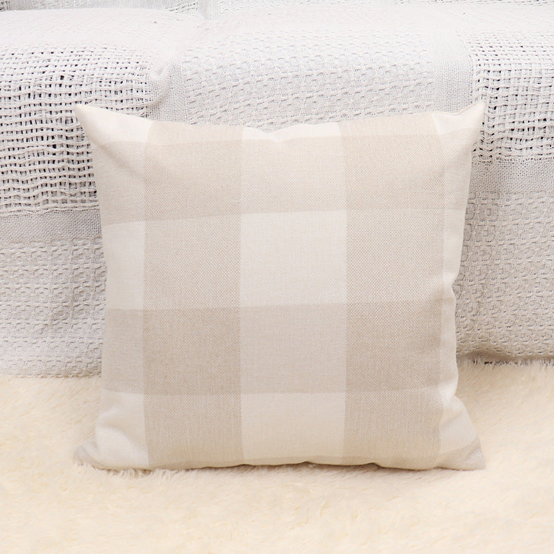 Plaid Pillow Cover