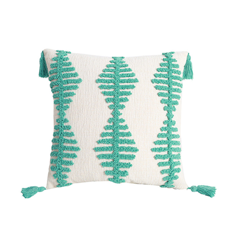 Tufted Handmade 3D Embroidered Pillow Cover