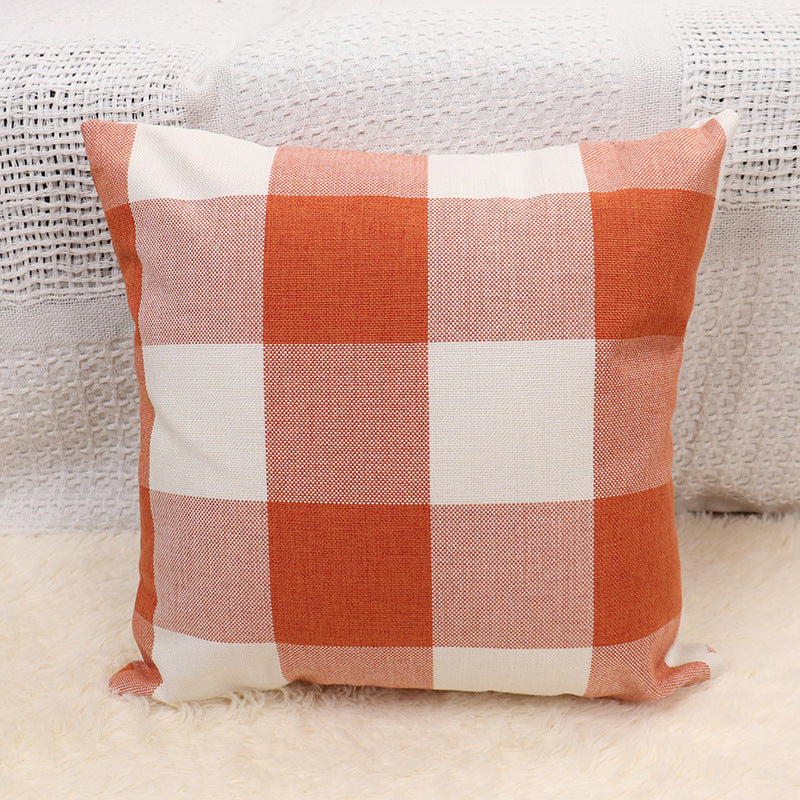 Plaid Pillow Cover