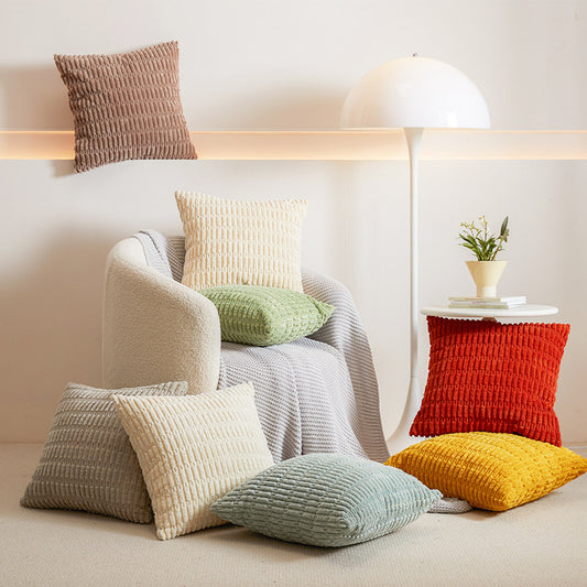 Simple Soft Decorative Pillow Cover - Corduroy