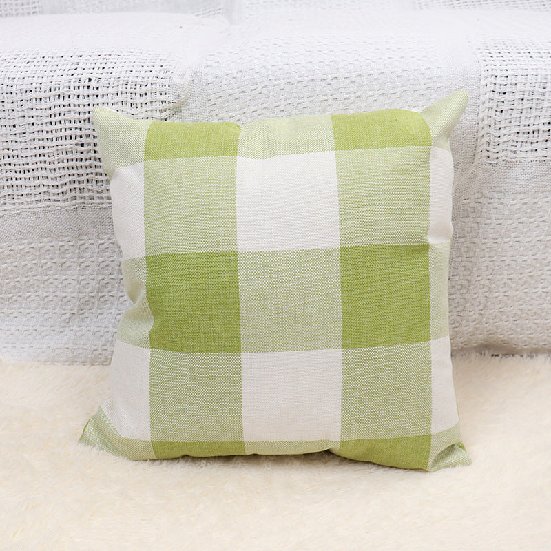 Plaid Pillow Cover