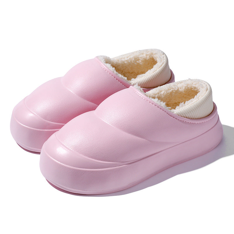 Covered Cotton Surface Non-slip Bottom Slippers