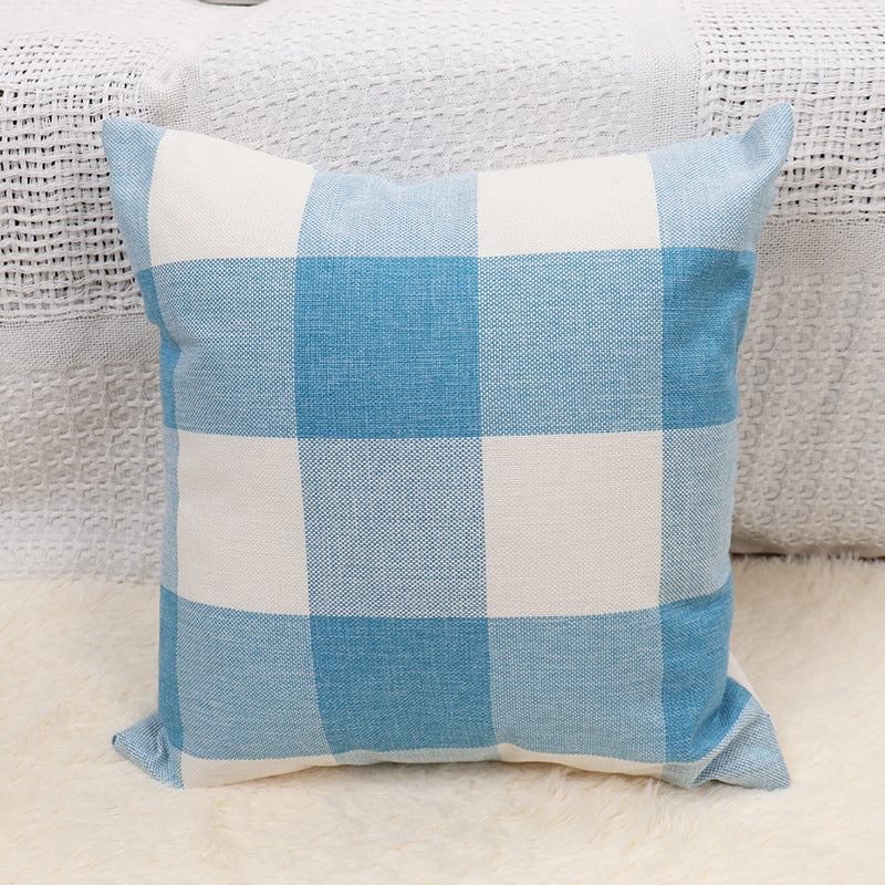 Plaid Pillow Cover