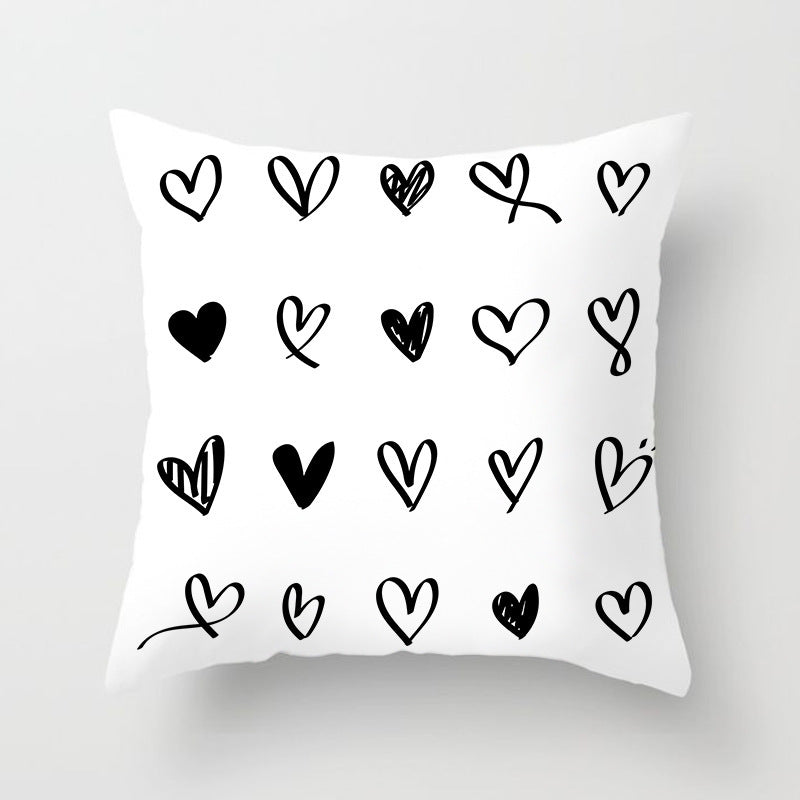 Modern Geometric Abstract Sofa Pillow Cover