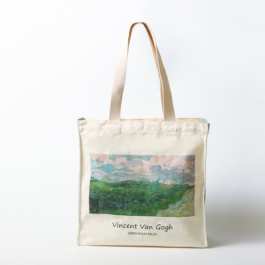 Large Capacity Commuting Oil Painting Canvas Bag