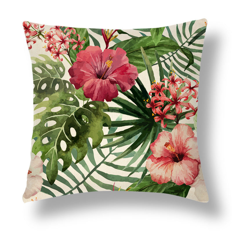 Tropical Linen Throw Pillowcase Series