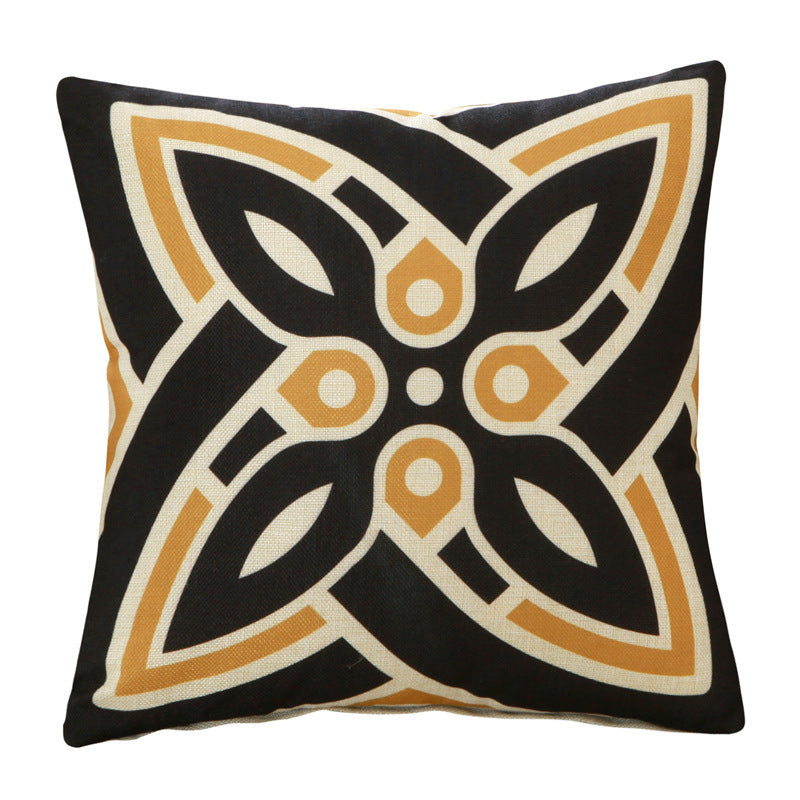 Abstract pillow cover