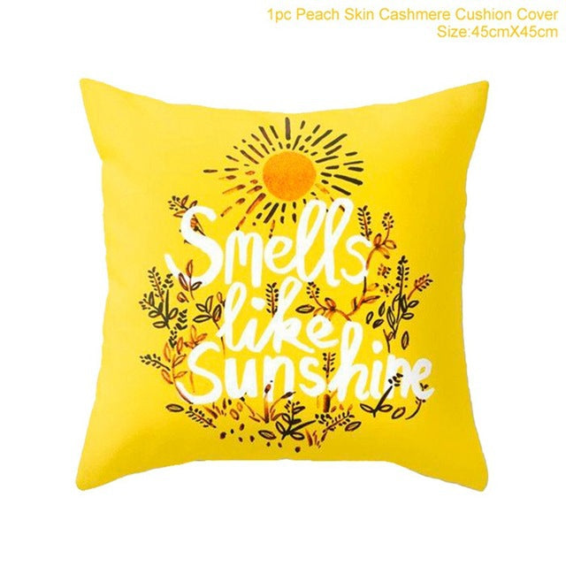 Fashion Print Pillow Cover