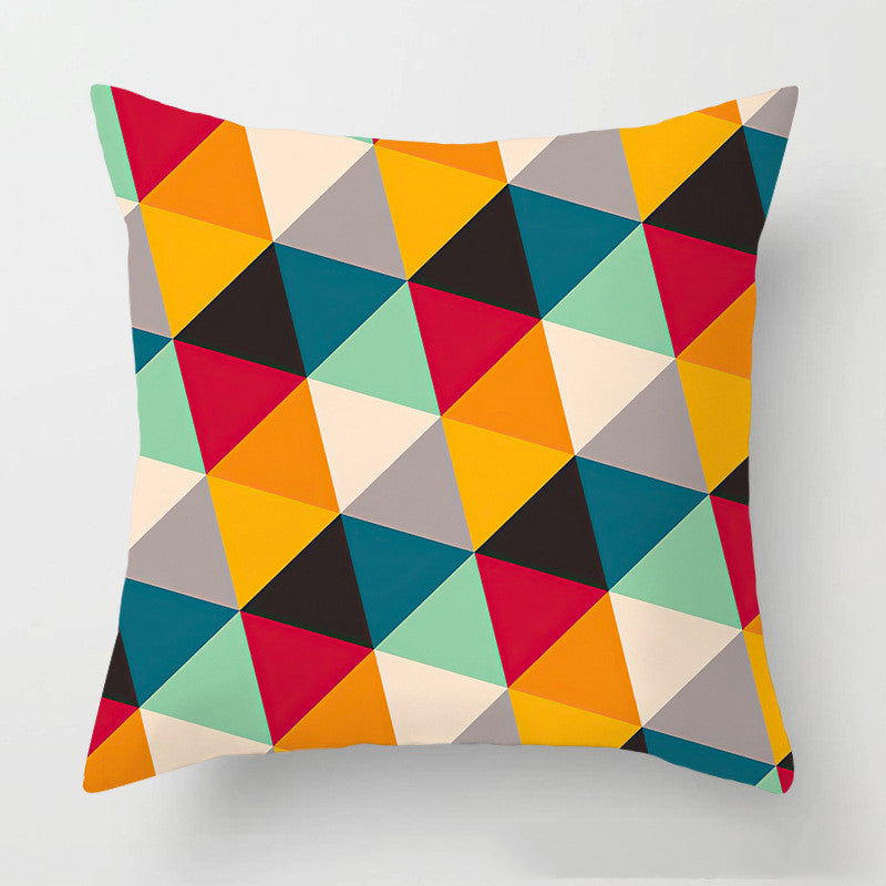 Geometric Abstract Pillow Cover