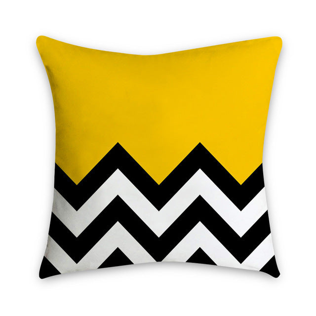 Fashion Print Pillow Cover