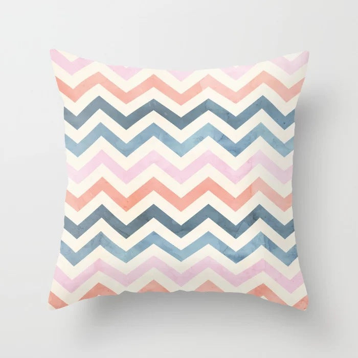 Abstraction Geometric Pillow Cover