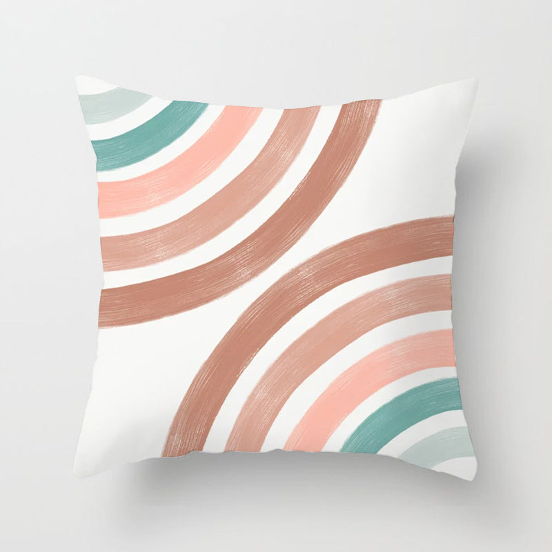 Abstraction Geometric Pillow Cover