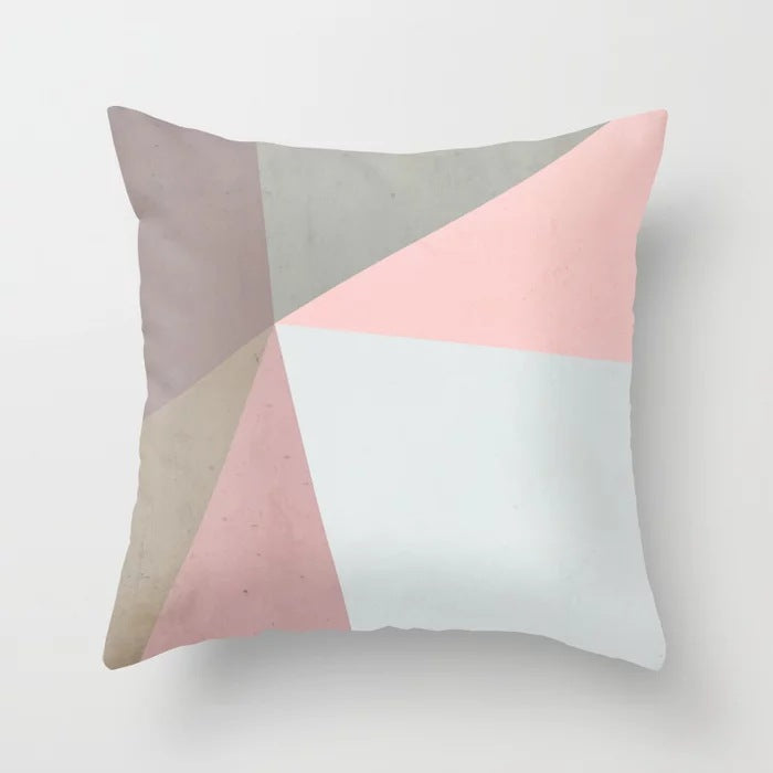 Abstraction Geometric Pillow Cover