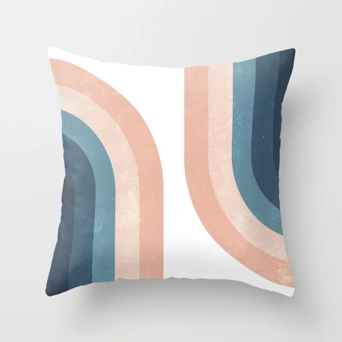 Abstraction Geometric Pillow Cover