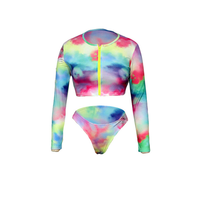 Printed swimsuit suit