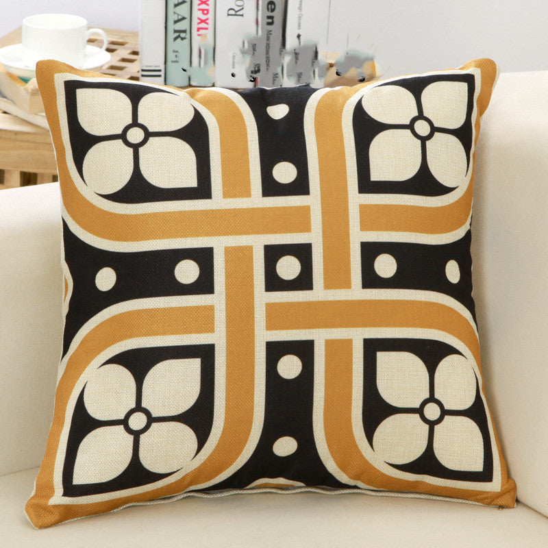 Abstract pillow cover