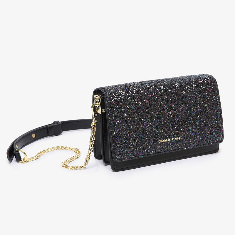 Starry sky shoulder bag sequin crossbody bag