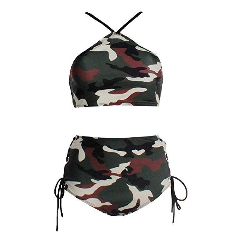 Women's Sexy Camouflage Swimsuit Bikini