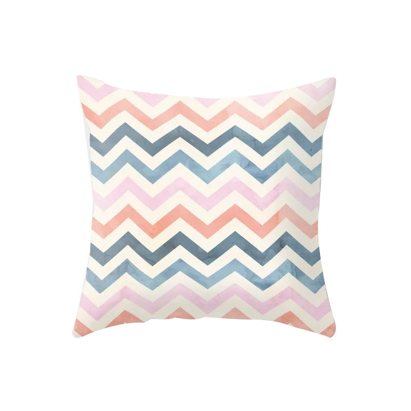 Abstraction Geometric Pillow Cover