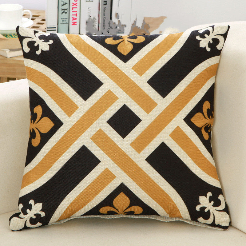 Abstract pillow cover