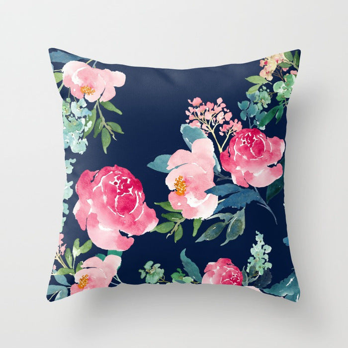 Fashion Simple Flower Pillow Cover