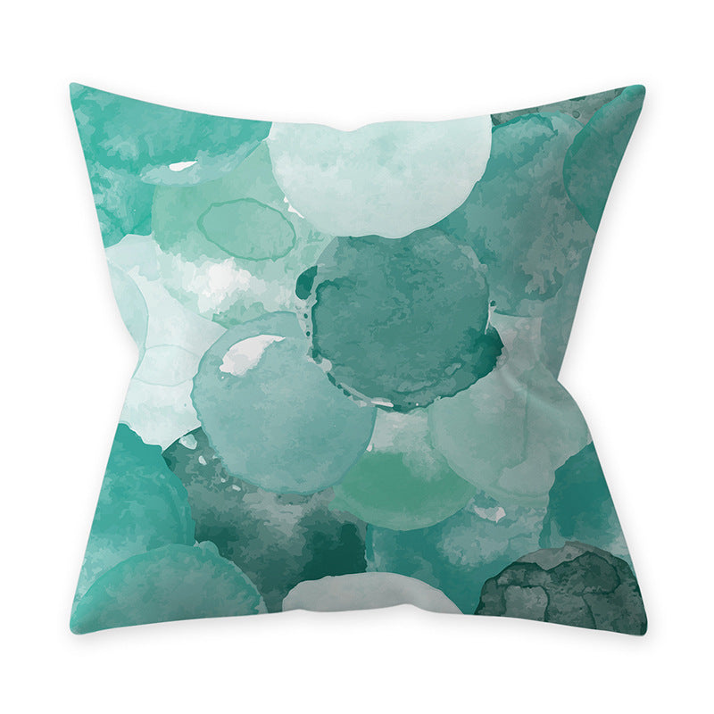 Popular Hot Sale Hug Pillowcase Teal Blue Green Home Decoration Pillow Cushion Cover