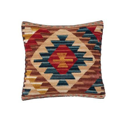 American Country Style Imported From India  Ethnic Style  Kilim Hand Woven Hard Wool Pillow Cover   Cushion