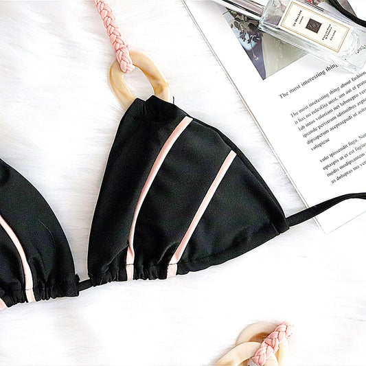 The Capri Luxe Braided Edge Sculpt Bikini Set