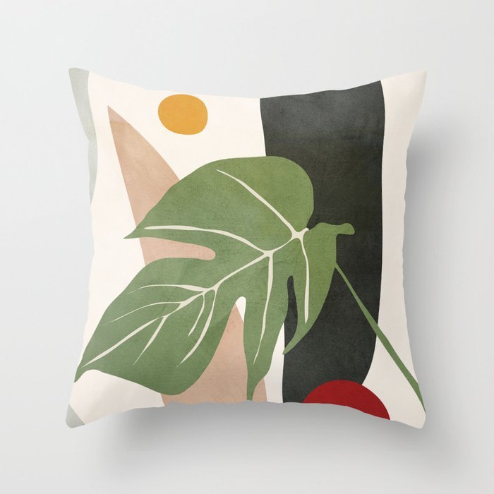 Abstract geometric pillowcase