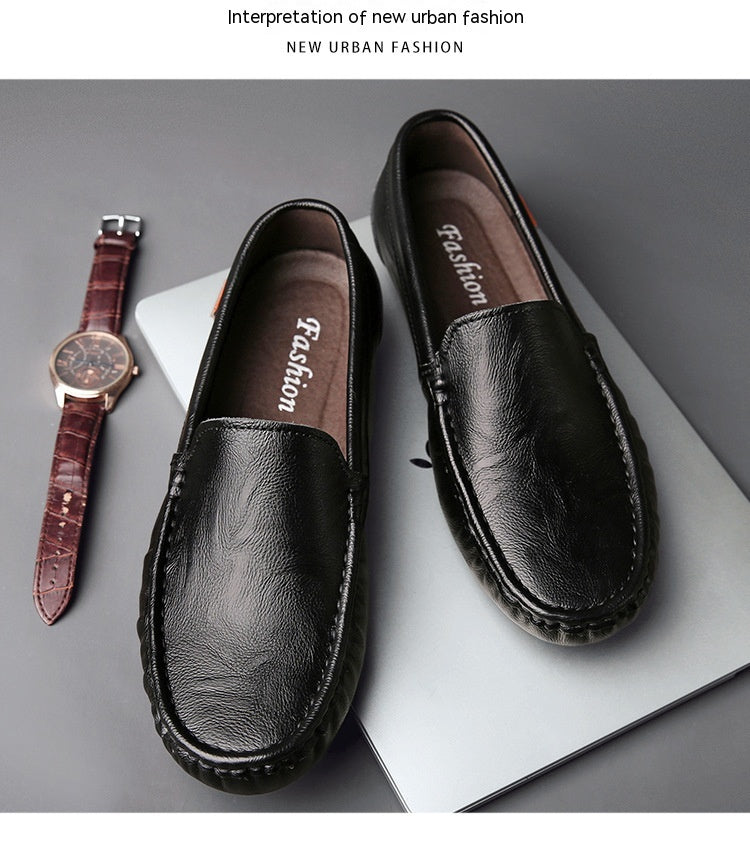 Leather Slip-on Loafers