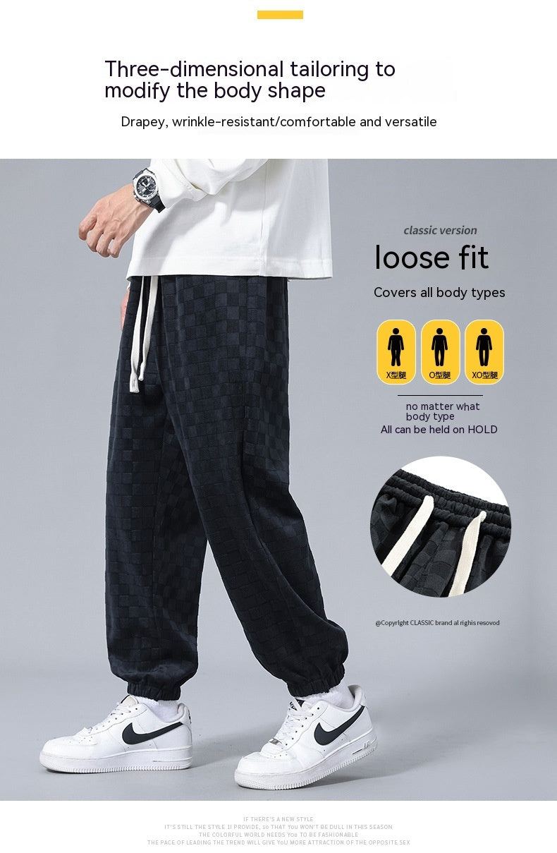 Ankle-tied Sports Loose Pants Casual Trousers