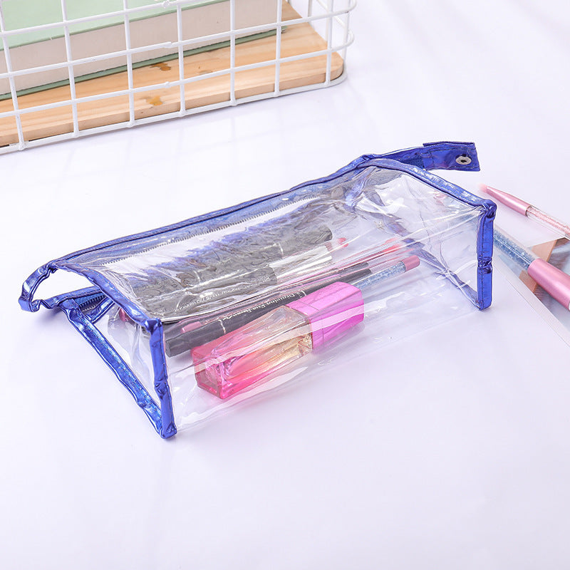 Waterproof PVC Transparent Makeup Portable Wash Fashion Large Capacity Storage Bag