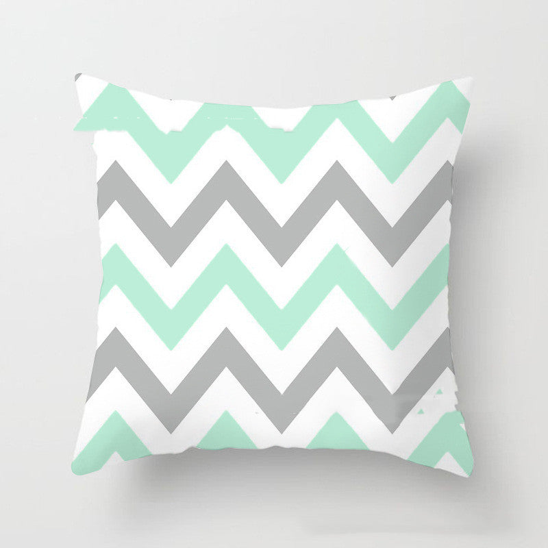 Striped Dali Geometric Pillow Cover