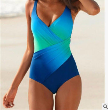 Rainbow gradient swimsuit