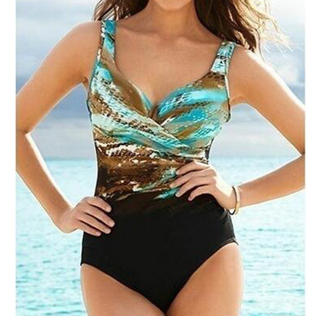 Women's one-piece holiday swimsuit