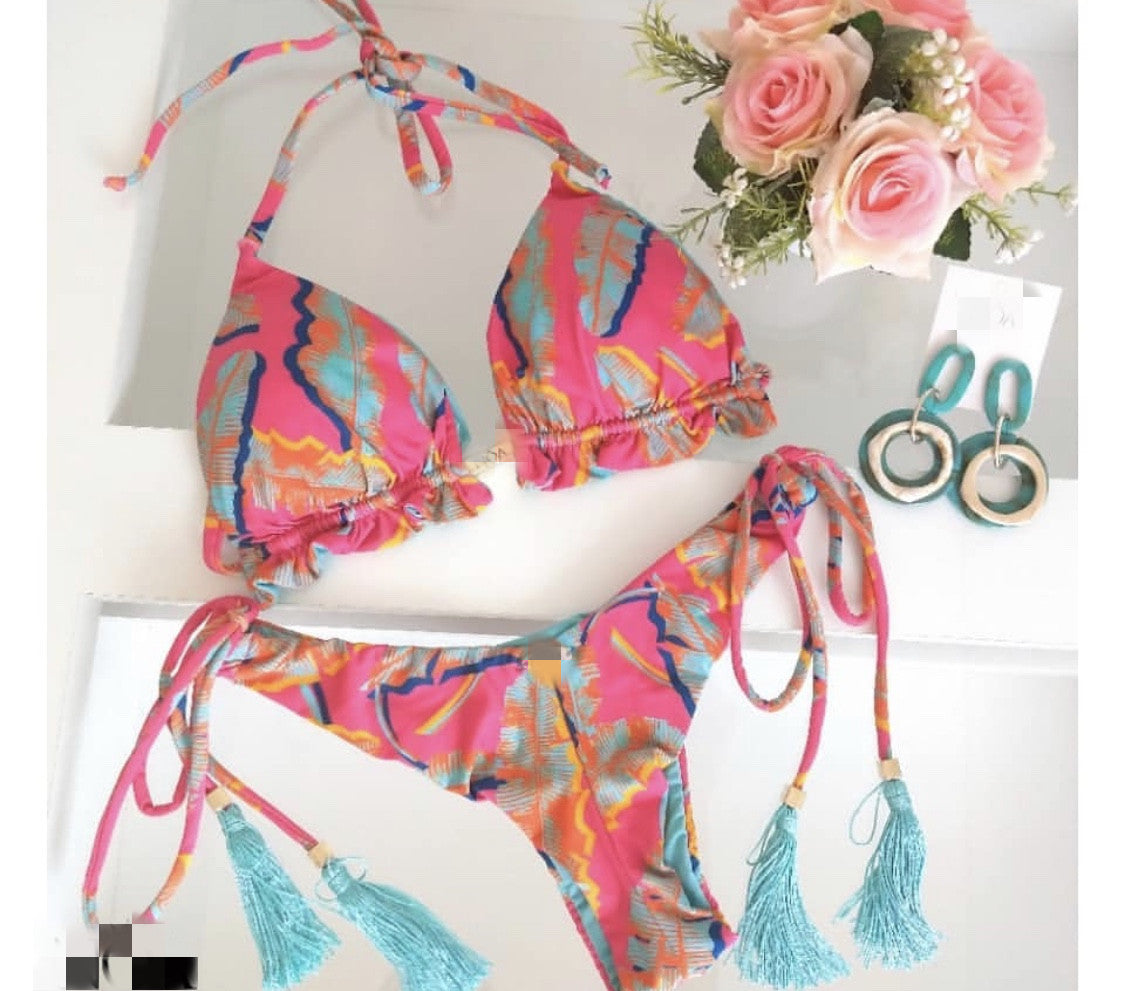 Ladies printed swimsuit