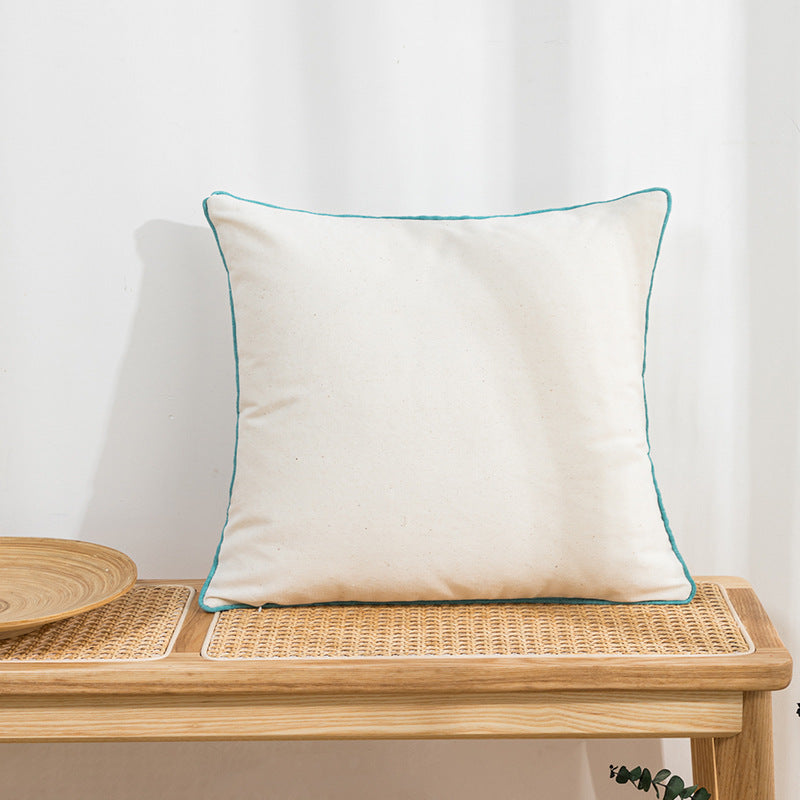 Simple Loop Pile Round Pillow Cover