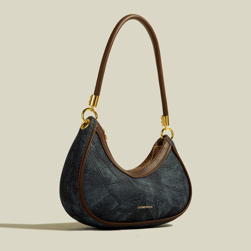 Shoulder Bag, Middle Aged Niche Texture