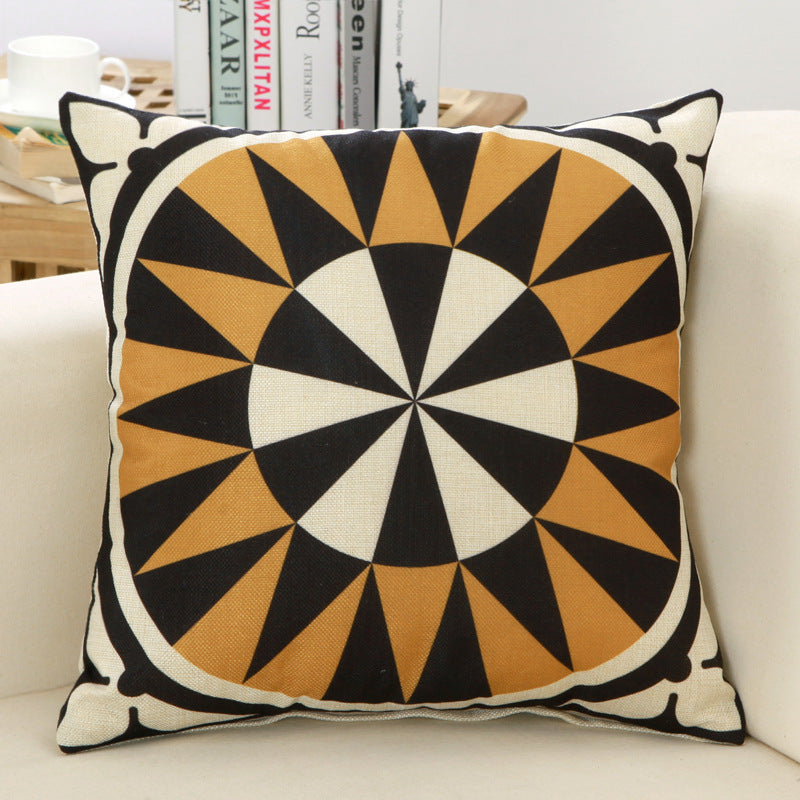 Abstract pillow cover