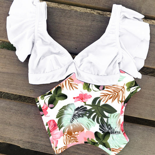 The Capri Coastal Bloom Luxe Bikini Set
