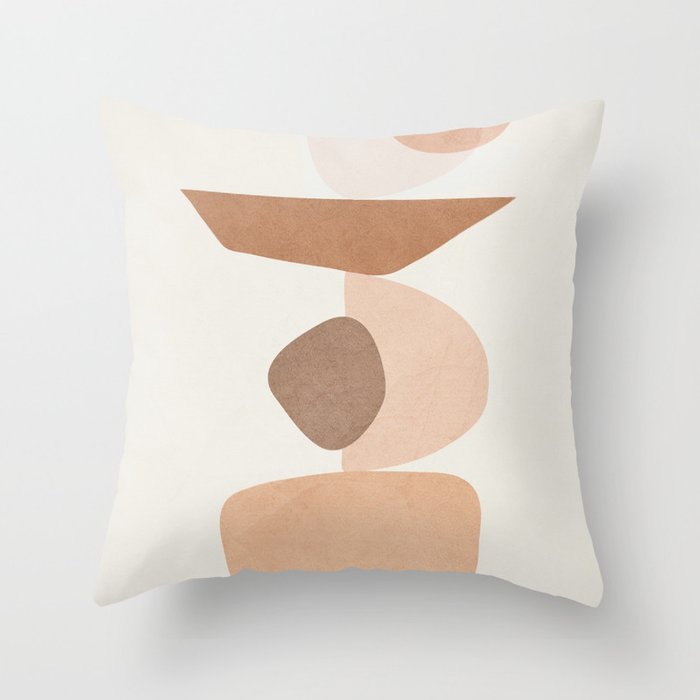 Abstract geometric pillowcase