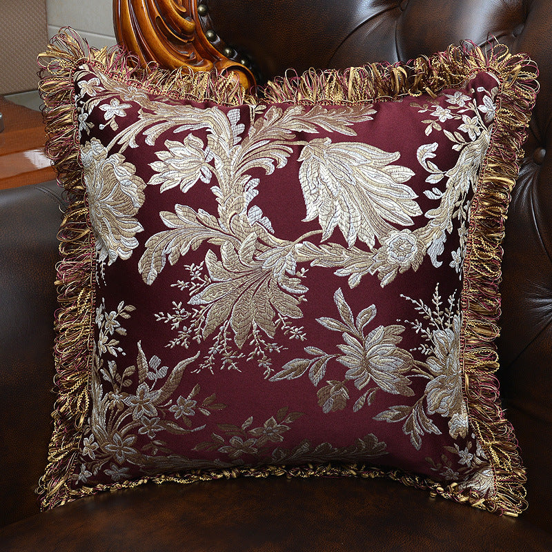 Stylish Sofa Tassel Pillow Cover