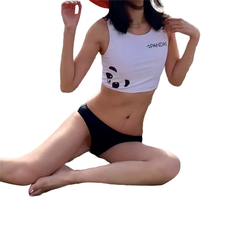 Panda figure new swimsuit