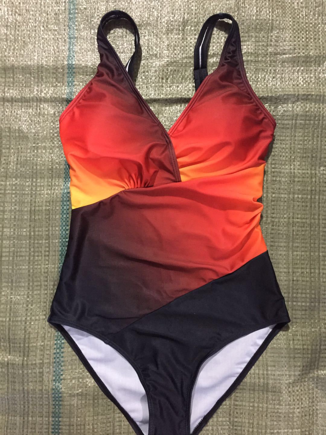 Rainbow gradient swimsuit