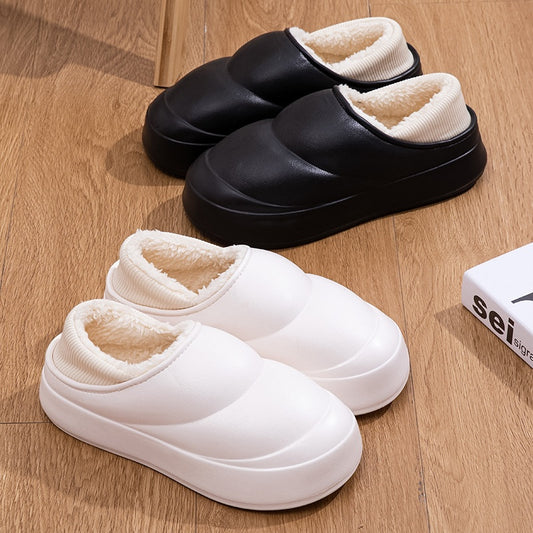 Covered Cotton Surface Non-slip Bottom Slippers