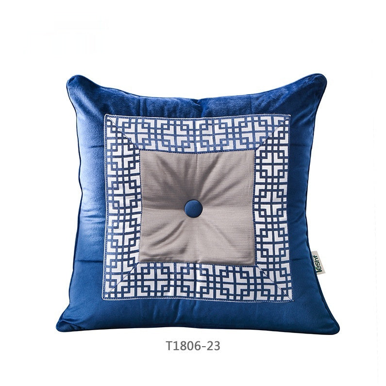 Blue Ink Painting Series Pillow Covers