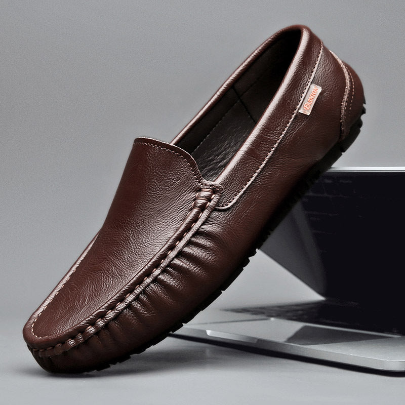 Leather Slip-on Loafers